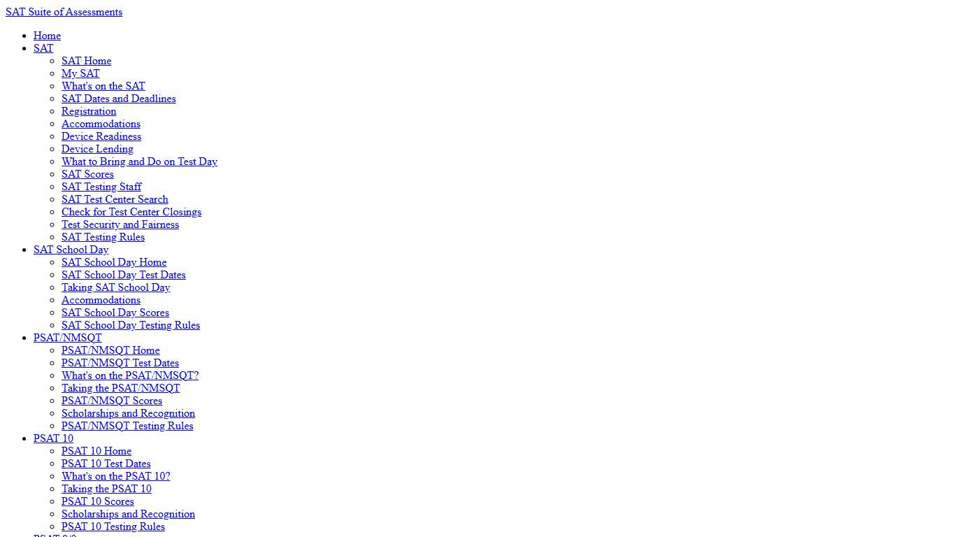 SAT Test Center Search – SAT Suite College Board